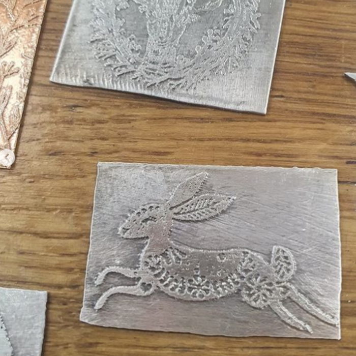 Silver Etching Workshop Sunday 26th April 10-5pm with Krista Thomson