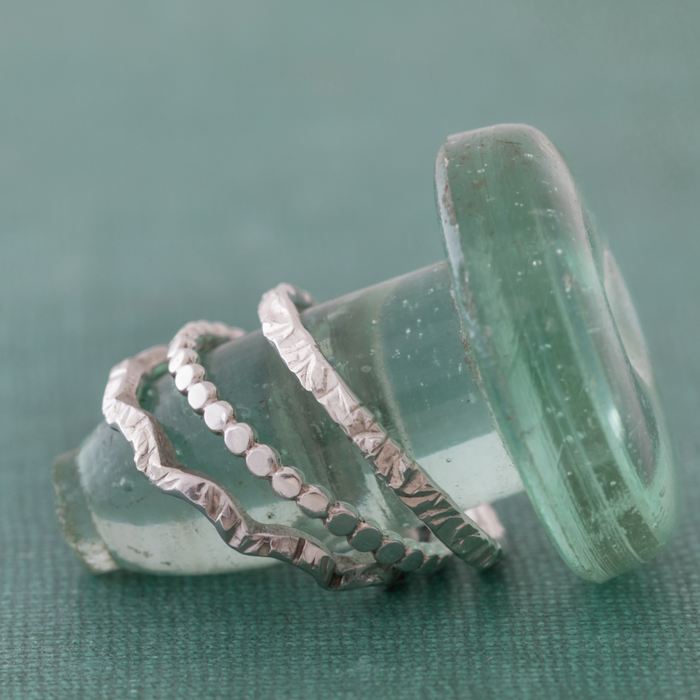 Silver Stacking Rings Saturday 6th December 10-1pm with Sarah Reece