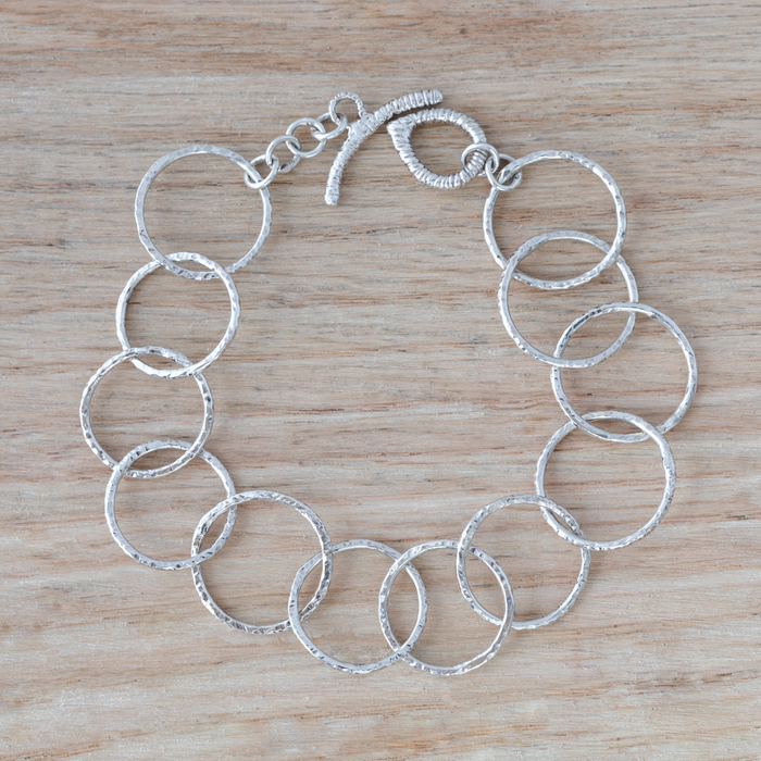Silver Chain Bracelet Workshop Saturday 4th October 10-5pm with Kirsten Hendrich