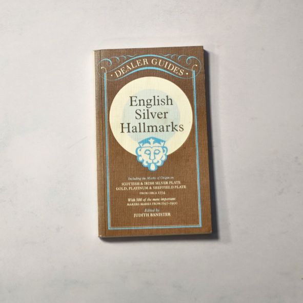 Book titled 'English Silver Hallmarks' 