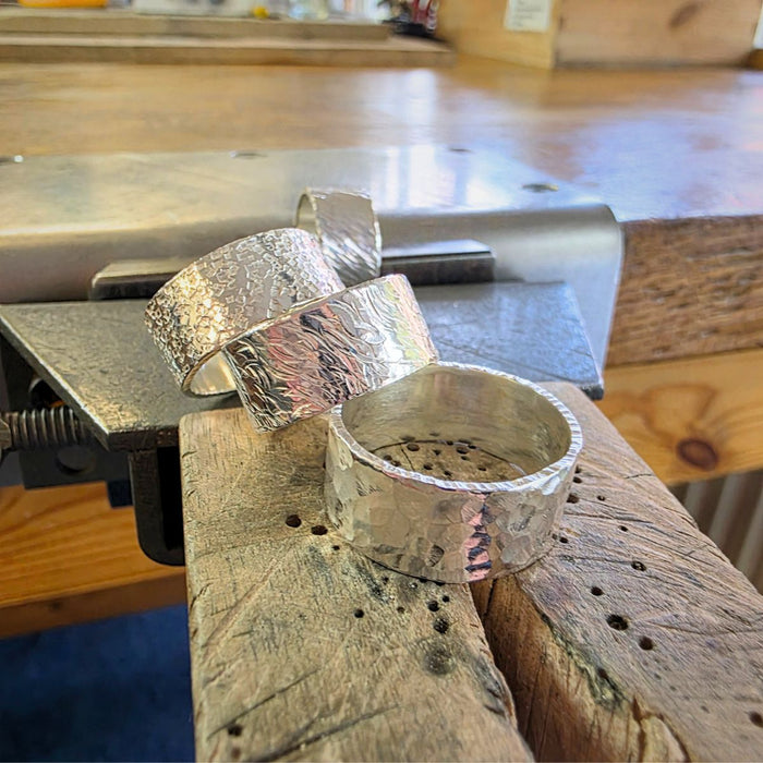Unisex Chunky Silver Ring Making Workshop Saturday 16th January 2027 10-1.30pm with Kirsten Hendrich