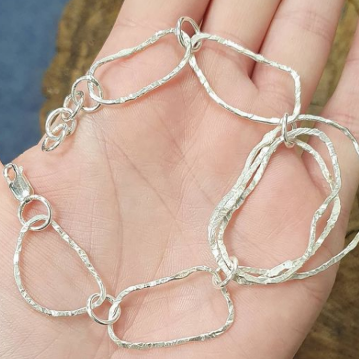 Silver Chain Bracelet Workshop Saturday 4th October 10-5pm with Kirsten Hendrich