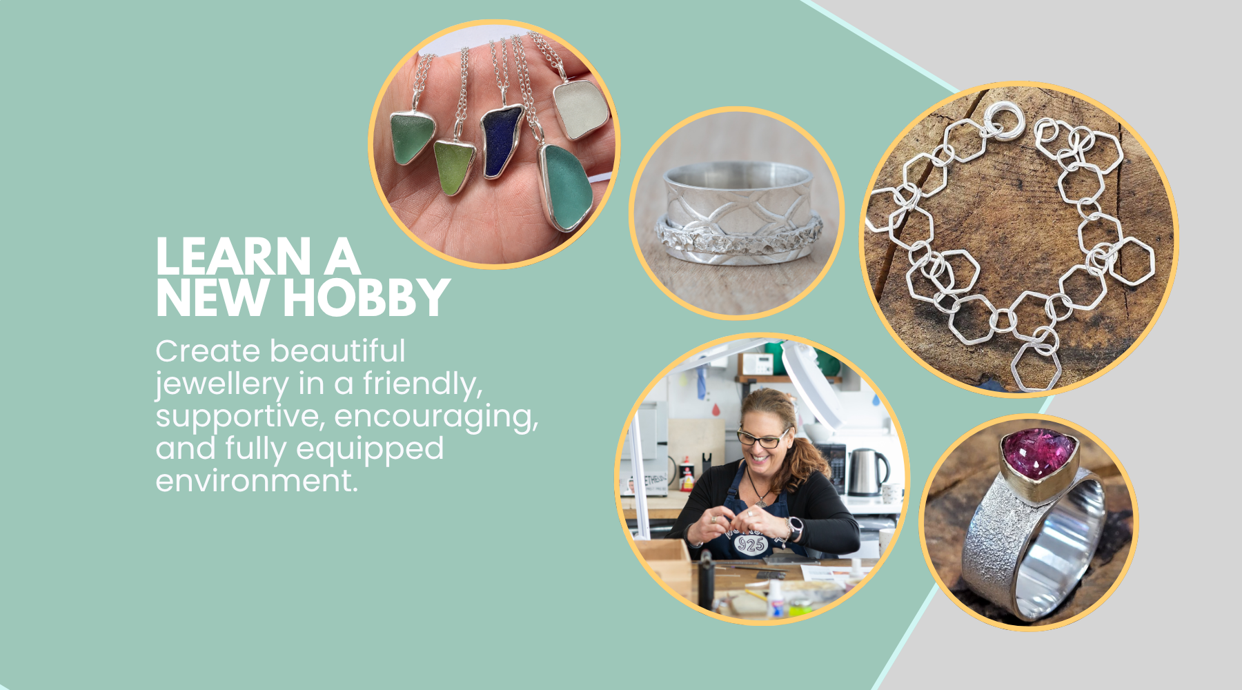Jewellery and silversmithing classes in Guildford