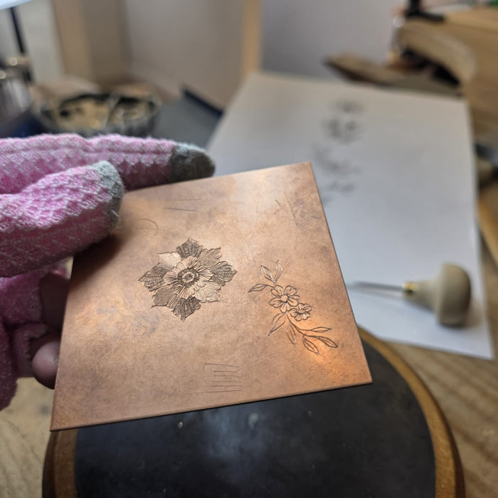 Intermediate Hand Engraving for Jewellers: Saturday and Sunday 13th and 14th March 2027 10-5pm with John Cook