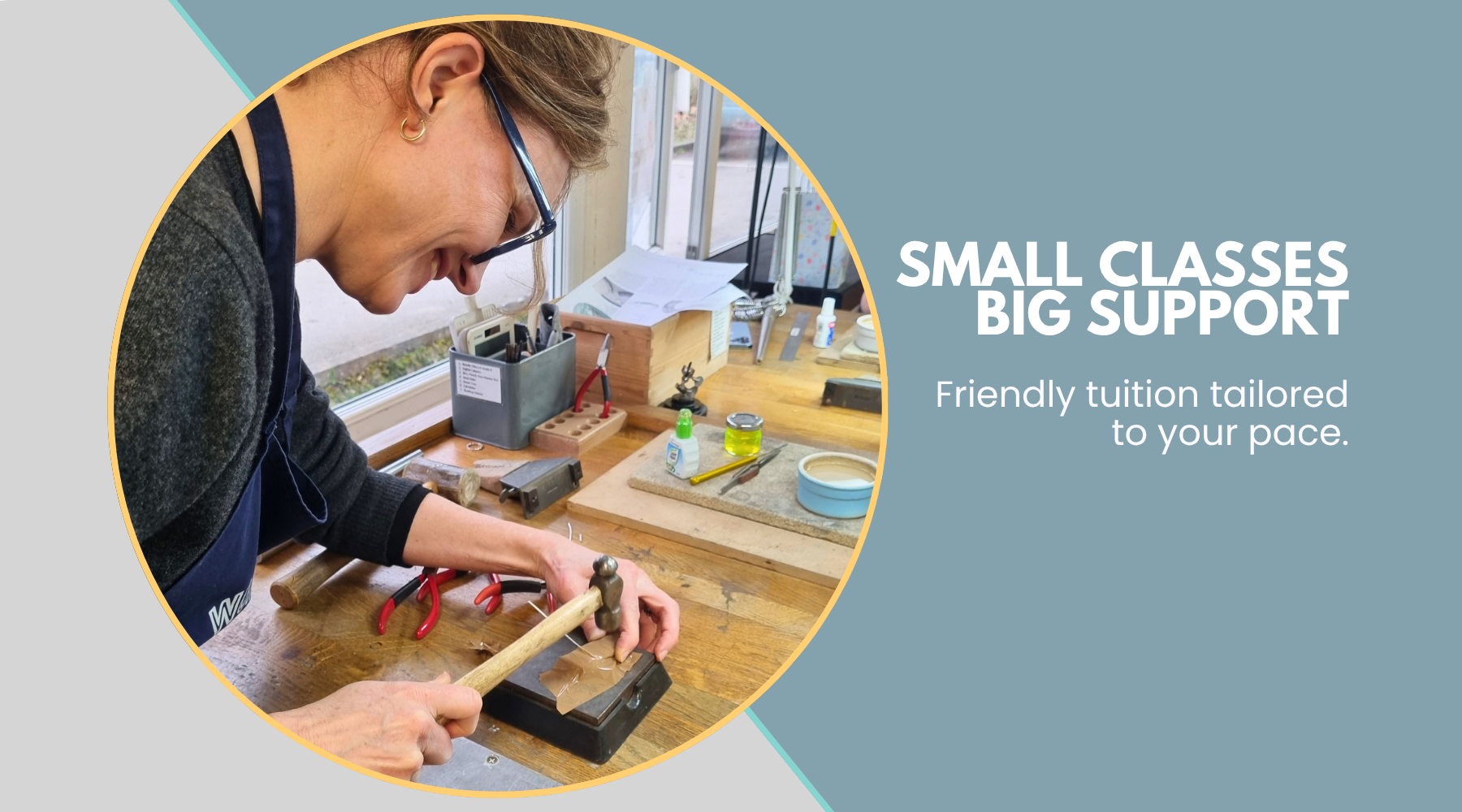 Jewellery making courses in Surrey, learn how to make your own jewellery.