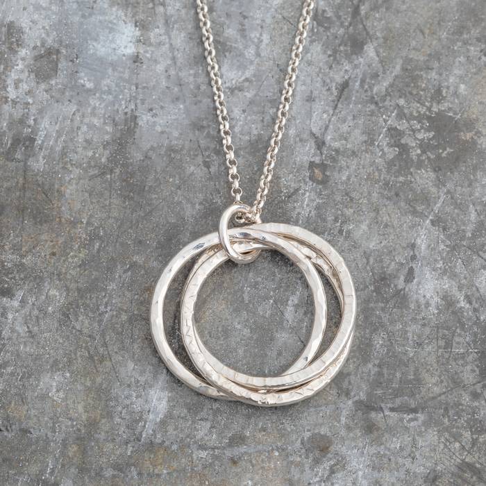 Silver Trinity Pendant Saturday 24th May 10-2 pm with Ela Good