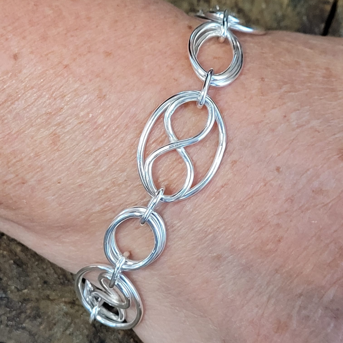Silver Chain Bracelet Workshop Saturday 4th October 10-5pm with Kirsten Hendrich