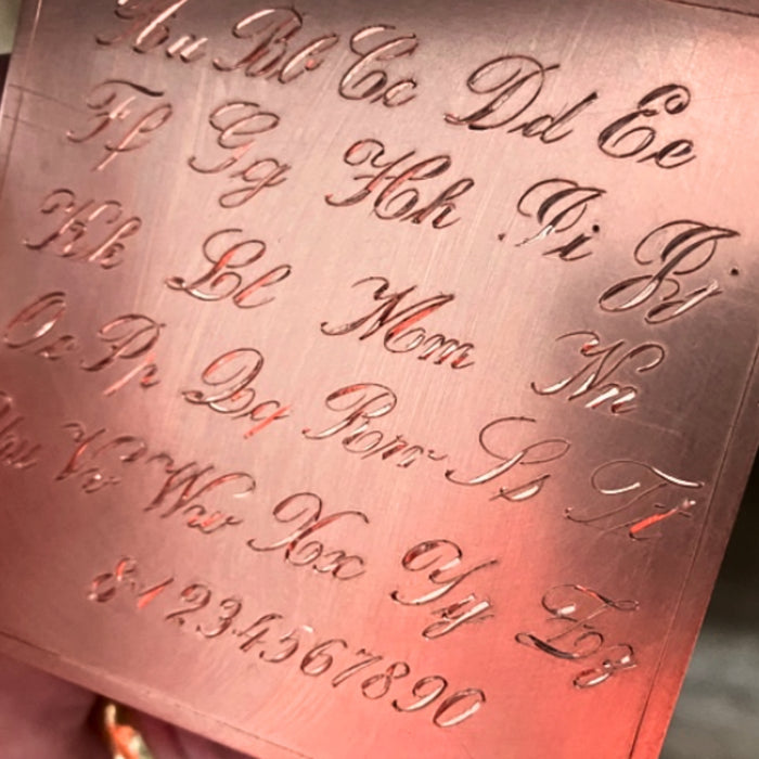 Intermediate Hand Engraving for Jewellers: Saturday and Sunday 13th and 14th March 2027 10-5pm with John Cook