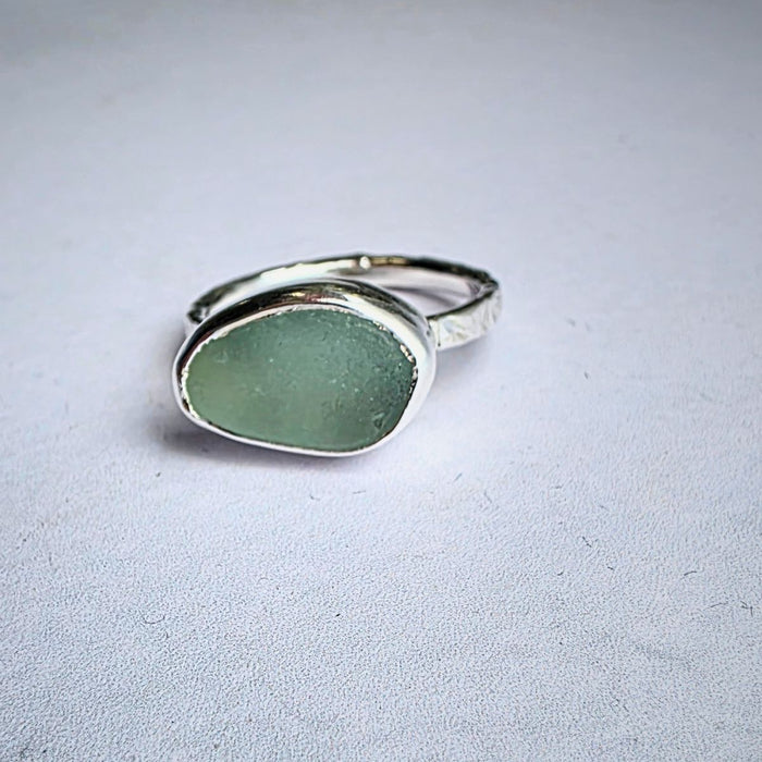 Sea Glass Setting: Silver Ring Sunday 25th October 10-5pm with Amy Hubbard