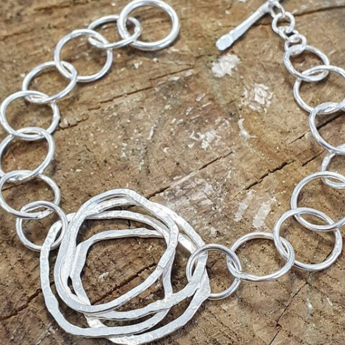 Silver Chain Bracelet Workshop Saturday 4th October 10-5pm with Kirsten Hendrich
