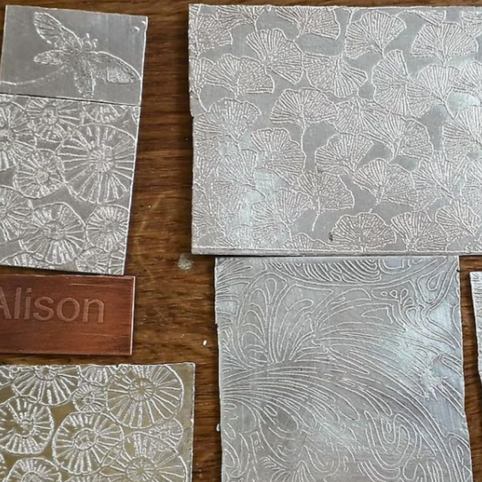 Silver Etching Workshop Sunday 18th May 10-5pm with Krista Thomson