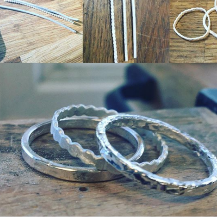 Silver Stacking Rings Saturday 14th June 10-1pm with Kirsten Hendrich