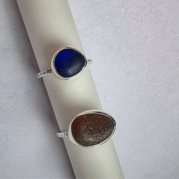 Sea Glass Setting: Silver Ring Sunday 25th October 10-5pm with Amy Hubbard