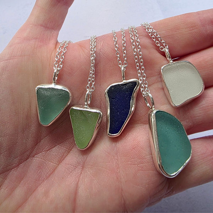 Sea Glass Setting: Silver Pendant Saturday 22nd August 10-5pm with Kirsten Hendrich