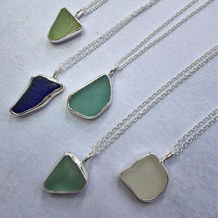 Sea Glass Setting: Silver Pendant Saturday 22nd August 10-5pm with Kirsten Hendrich