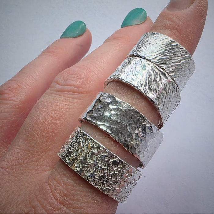 Unisex Chunky Silver Ring Making Workshop Saturday 16th January 2027 10-1.30pm with Kirsten Hendrich
